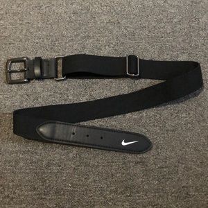 Nike Adjustable Black Stretchy Belt Unisex O/S